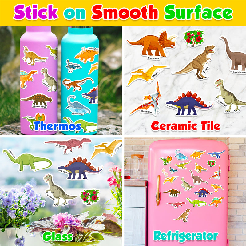 Toddler Waterproof Dinosaur Sticker Book
