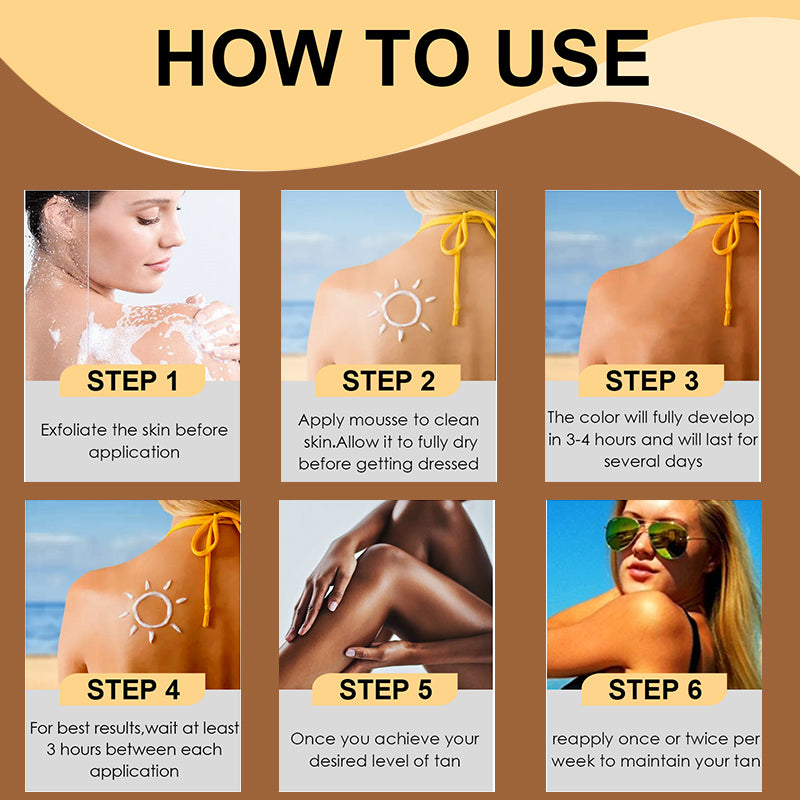 Color-correcting Moisturizing Tanning Mousse