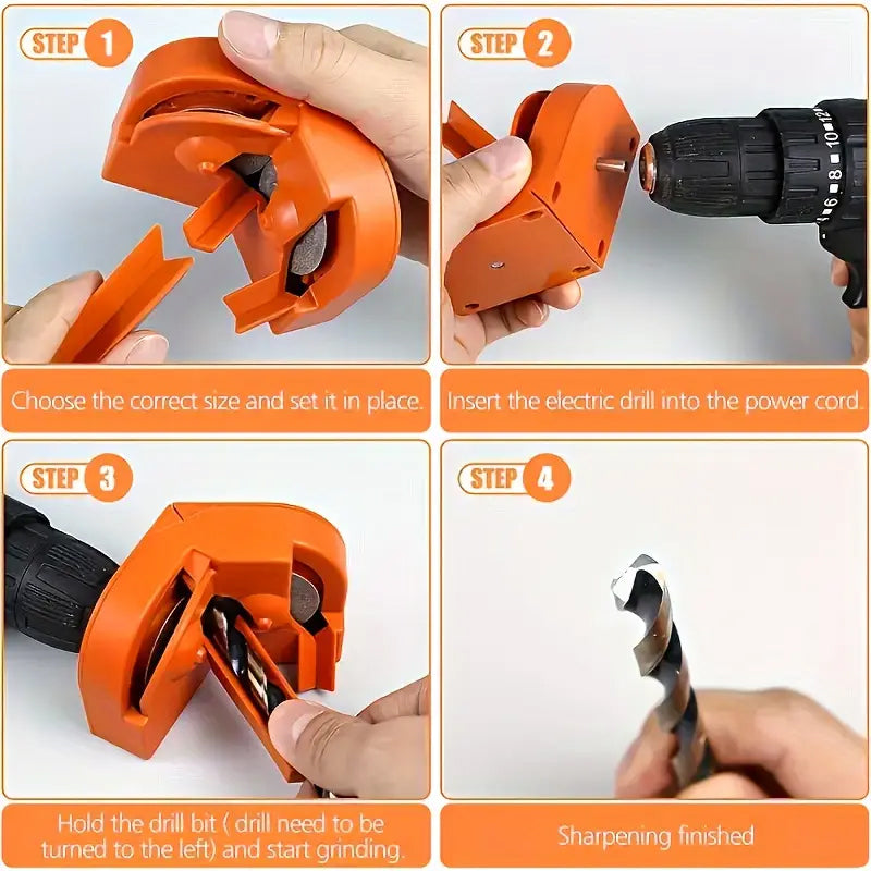 Portable Power Drill Bit Grinding Sharpener