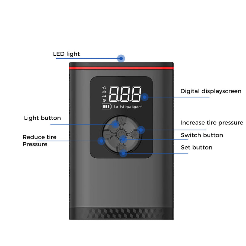 Tire Inflator Portable Air Compressor