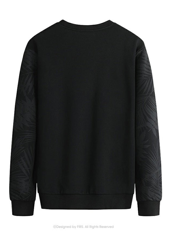 Botanical Shadow Loose Pullover Top
