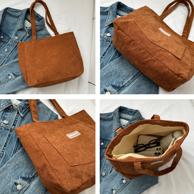 Corduroy Tote Bag