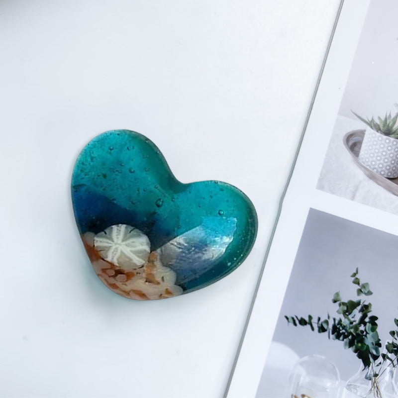 Glass Beach Pocket Heart