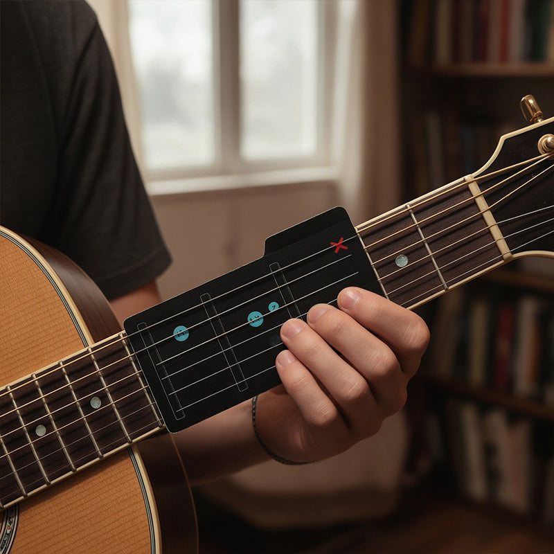 Guitar Chord Learning Cards for Beginners