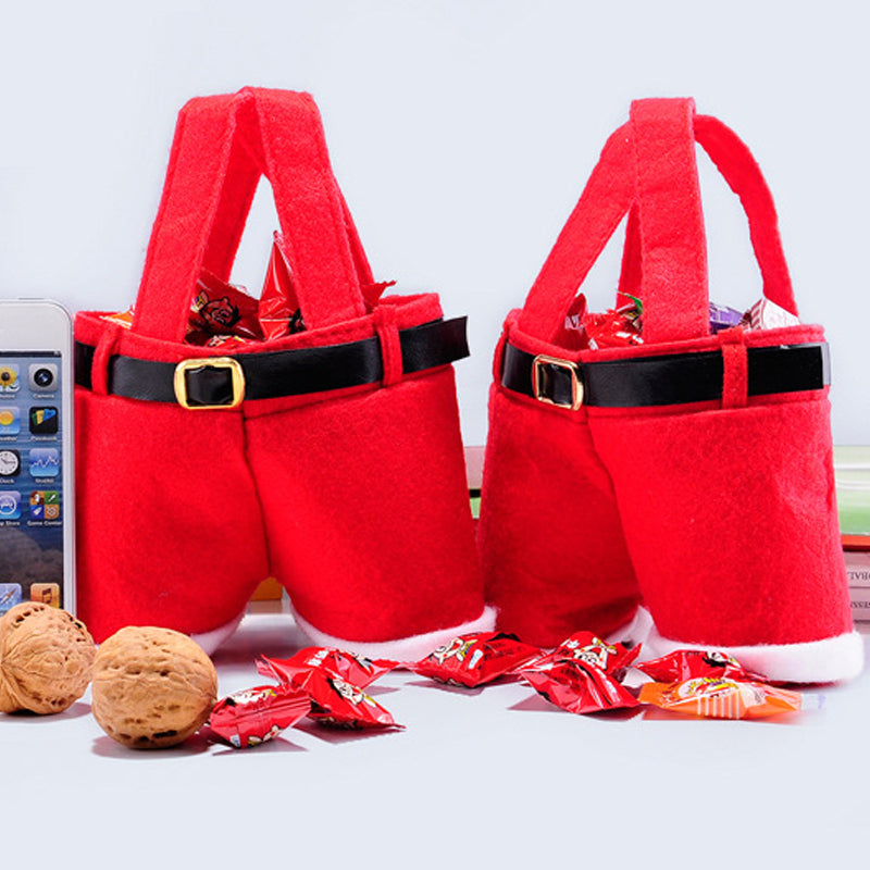 Christmas Pants Pocket Candy Bag