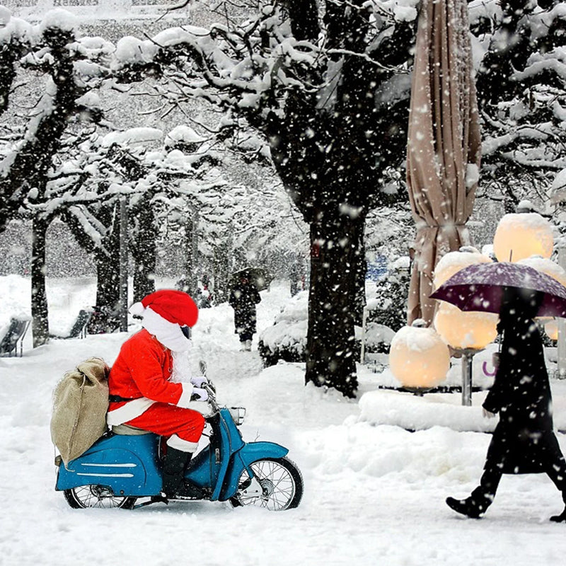 Christmas Santa Motorcycle Helmet Cover