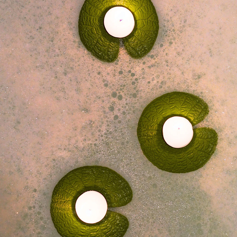 Wine Lily and CandleLily Bath Wine Holder