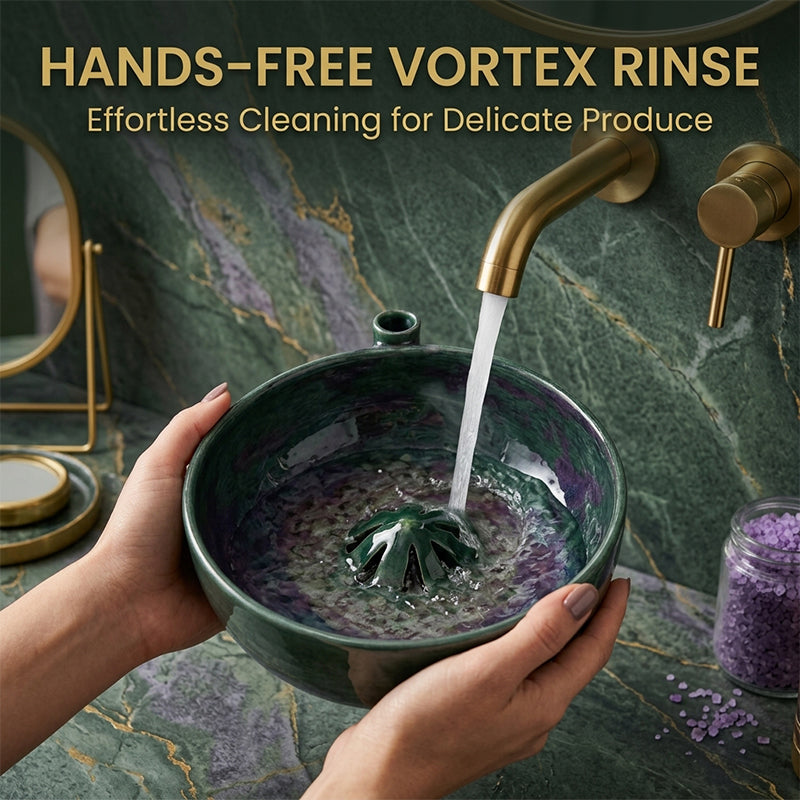 Berry Swirl Self-Cleaning Berry Wash Bowl