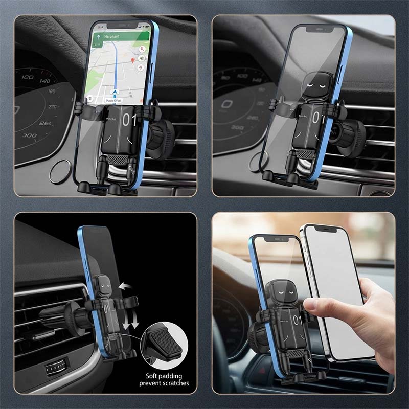 Music Robot Car Phone Mount
