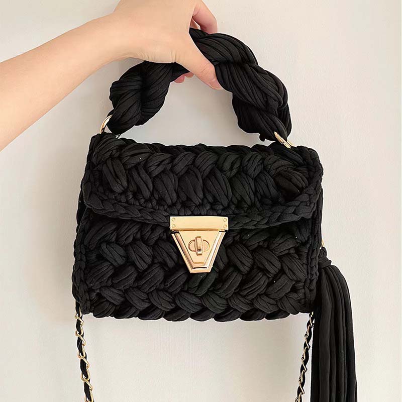 Ethnic Style Knitting Bag