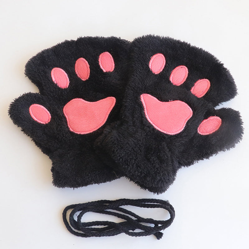 Half Finger Cat Claw Gloves