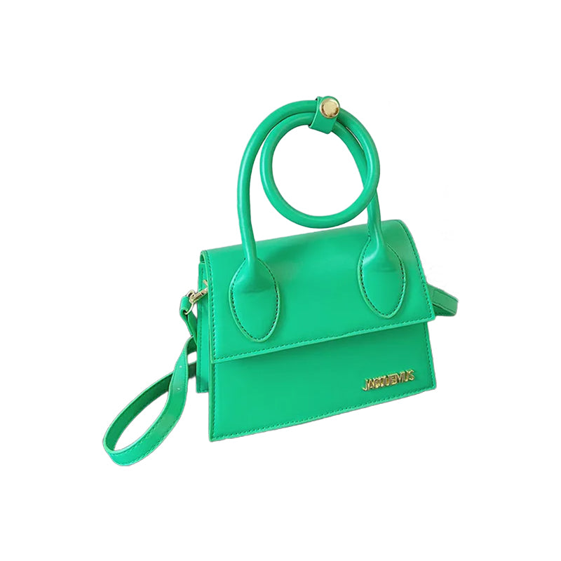 Stylized Flap Handbag