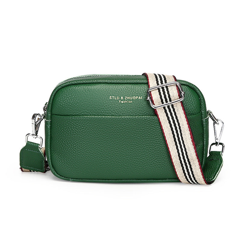 Wide Strap Crossbody Bag