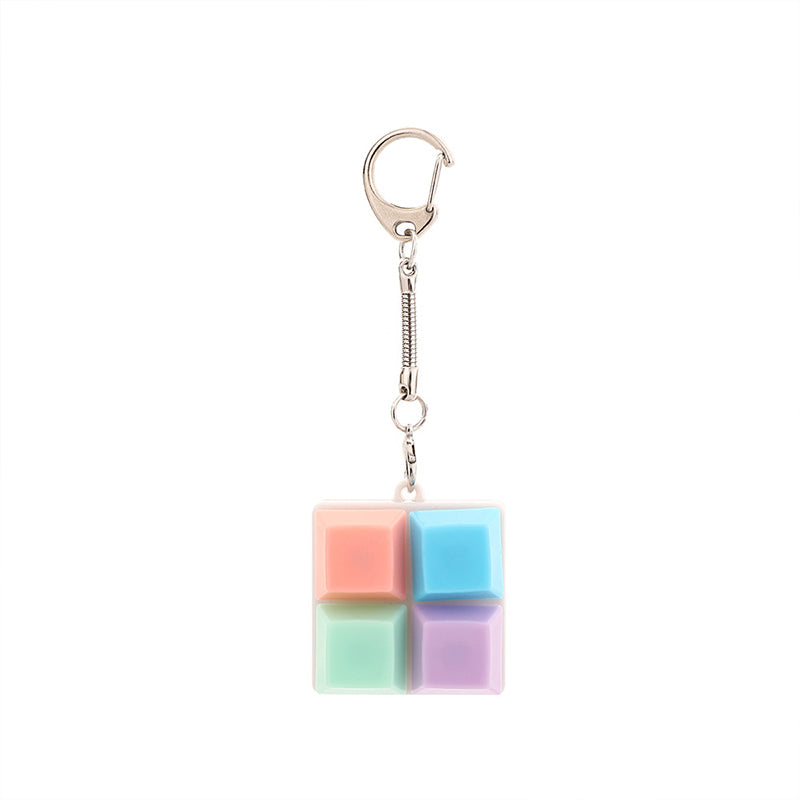 Macaroon Decompression Keyboard Pendant