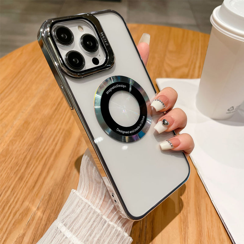 Magnetic iPhone Case with Lens Holder