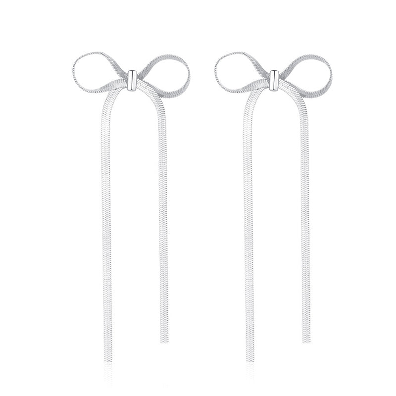 Bow Drop Dangle Earrings