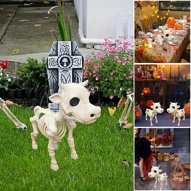 Cow Skeleton Halloween Decoration