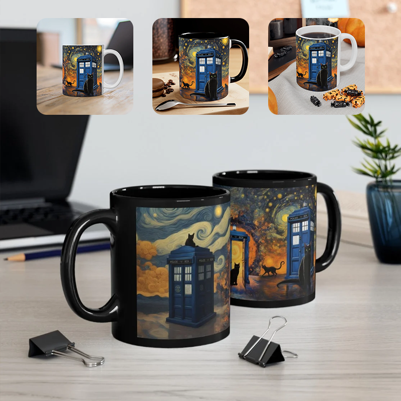 Doctor Inspired Tardis Mug