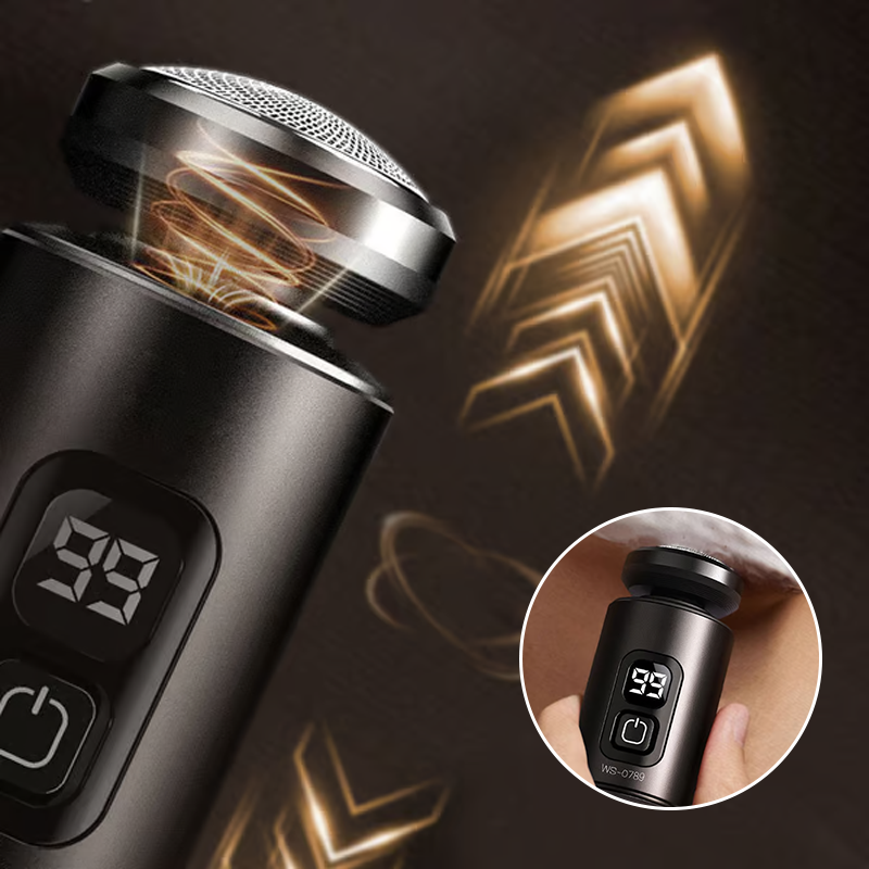 Portable Electric Mini Shaver with Floating Blades