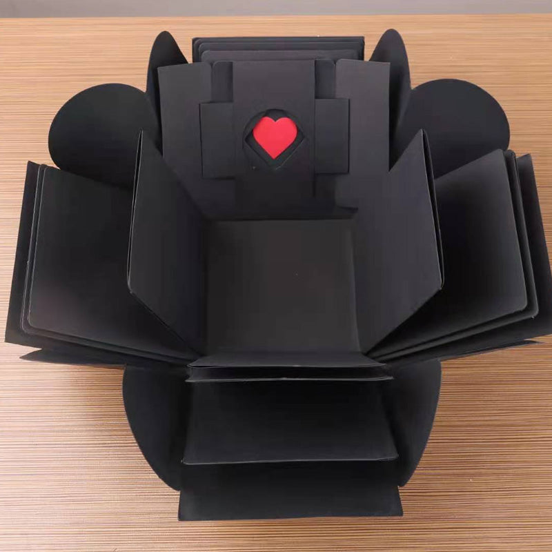 Heart shaped DIY gift box