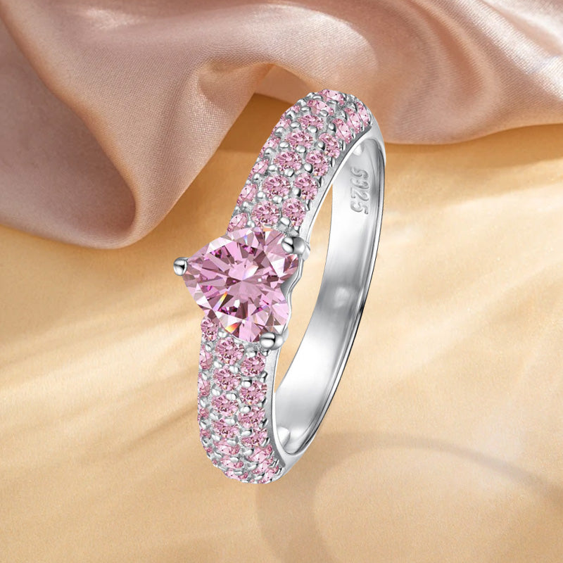 Love Diamond Zircon Ring