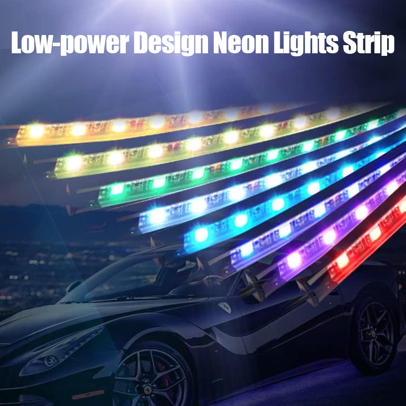 Waterproof RGB Flexible LED Strip for Car Chassis(4pcs)