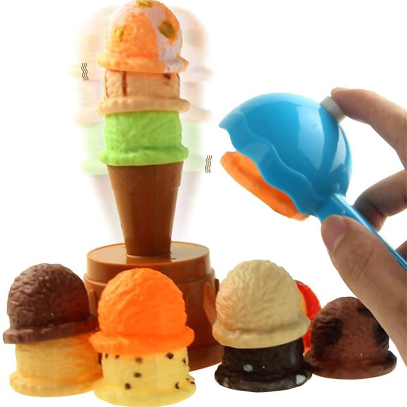 Ice Cream Tower Balancing Game