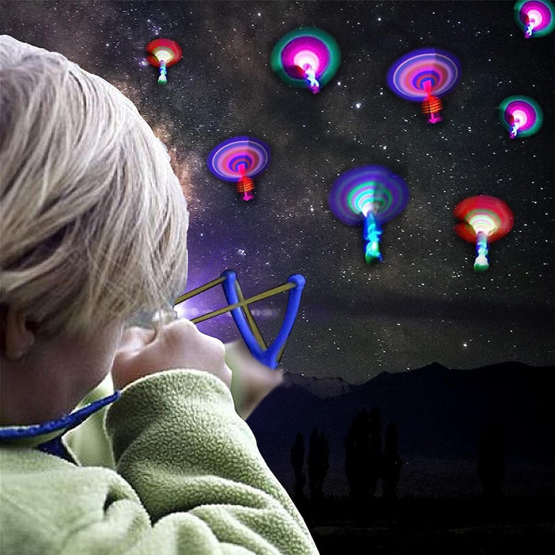 Illuminated Slingshot Flying Arrow
