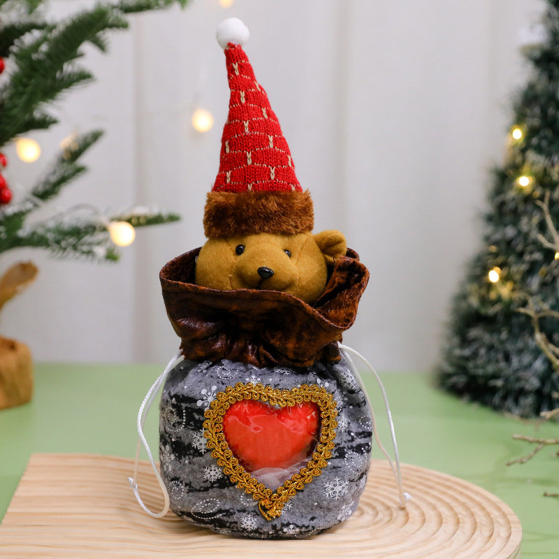 Christmas Decoration Apple Bag