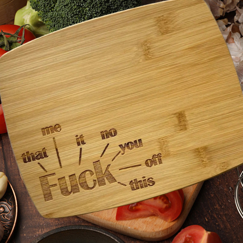 Funny Bamboo Cutting Board