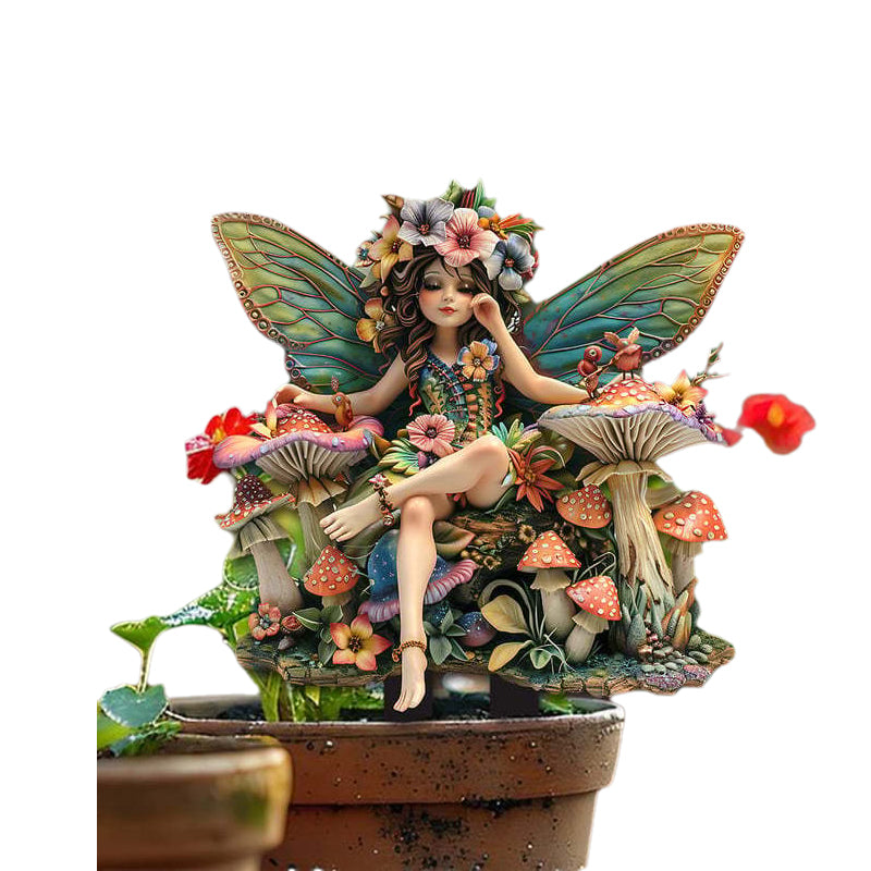 Fairy flower pot decoration