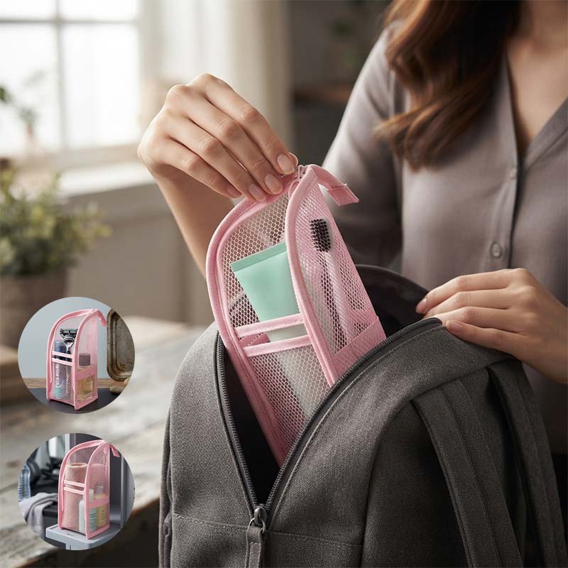 Freestanding Waterproof Travel Toiletry Bag