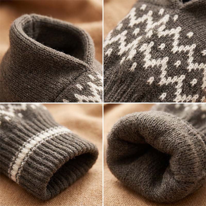 Knitted beer glove