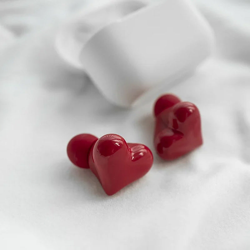 Bluetooth Wireless Headphones Heart-Shaped Earphones