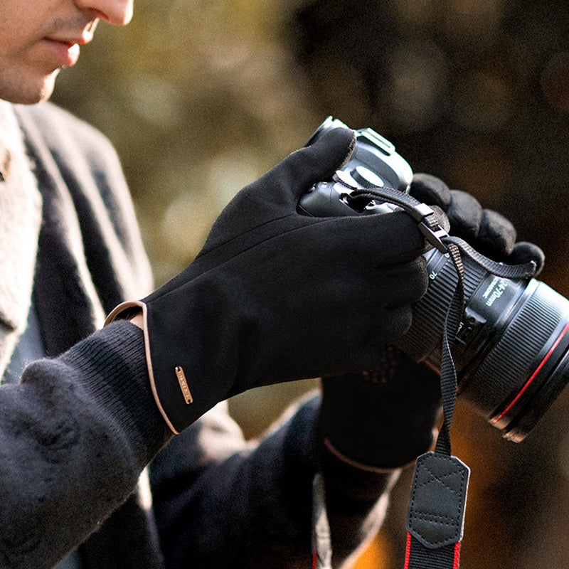 Cold-proof Suede Gloves