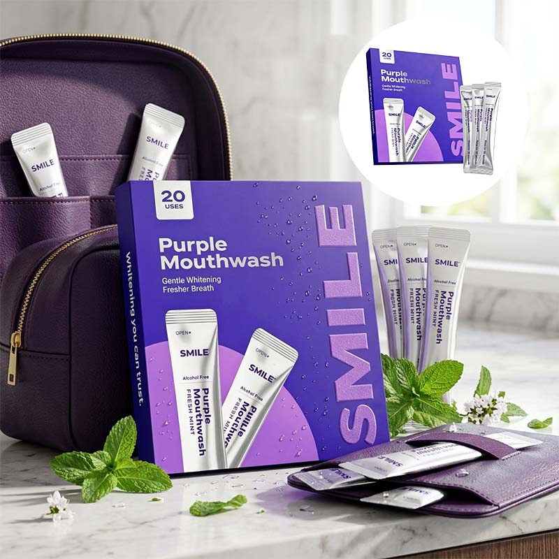 Fresh Breath Mouthwash Sachets
