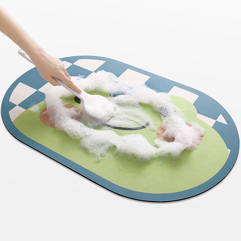 Microfiber non-slip cartoon floor mat