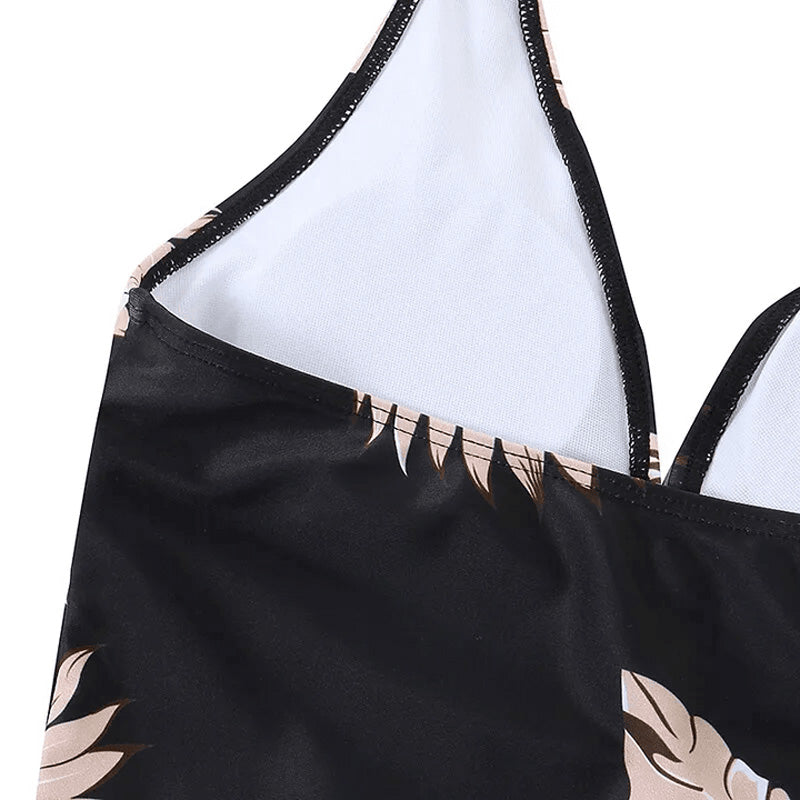 Feather Print Swimsuit