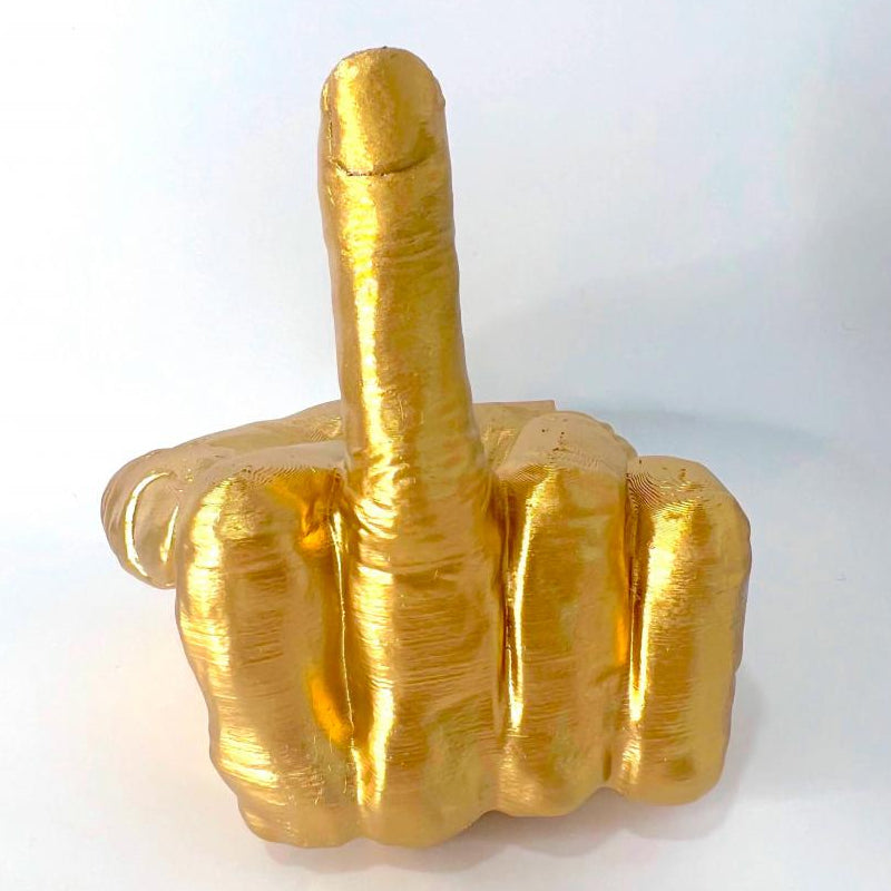 Wall mounted middle finger hook