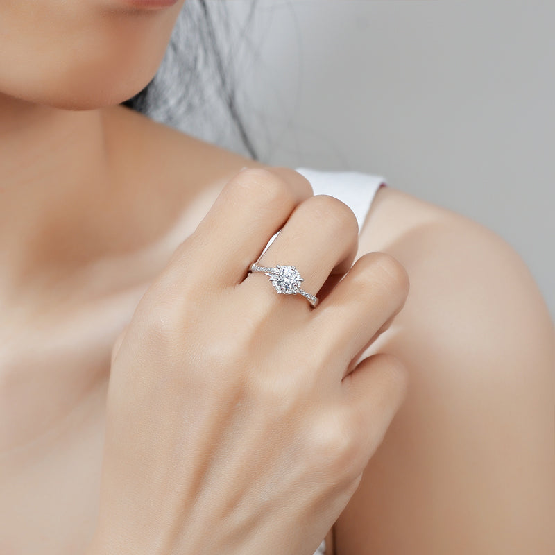 Moissanite from the Stars Ring