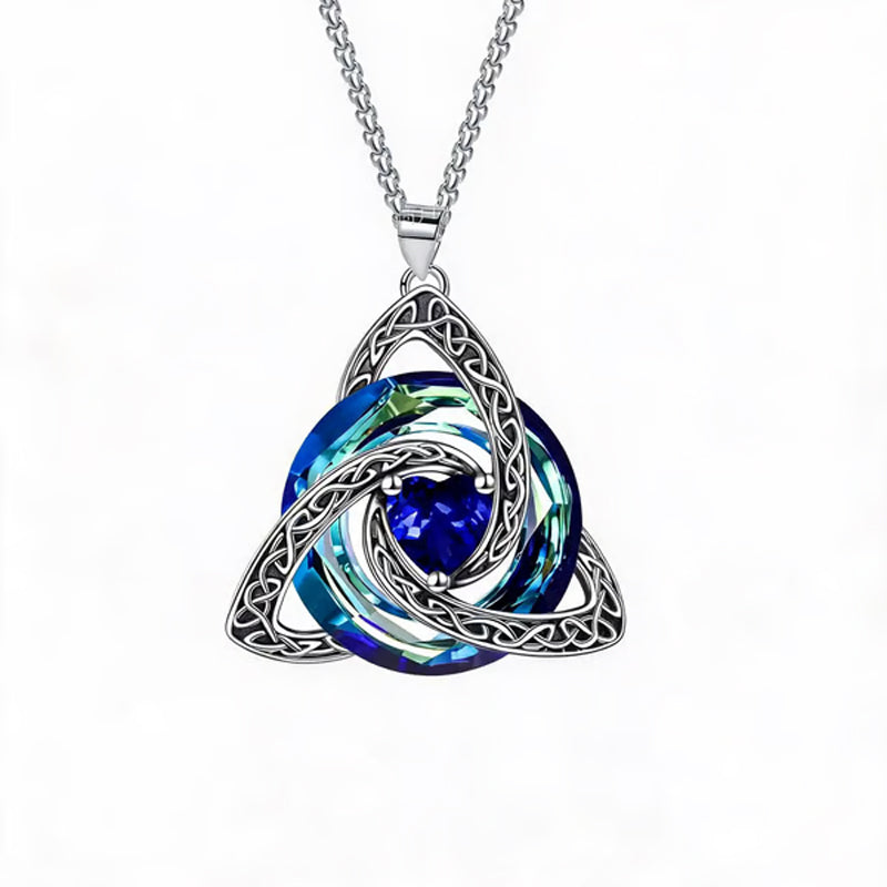 12-Month Celtic Birthstone Necklace