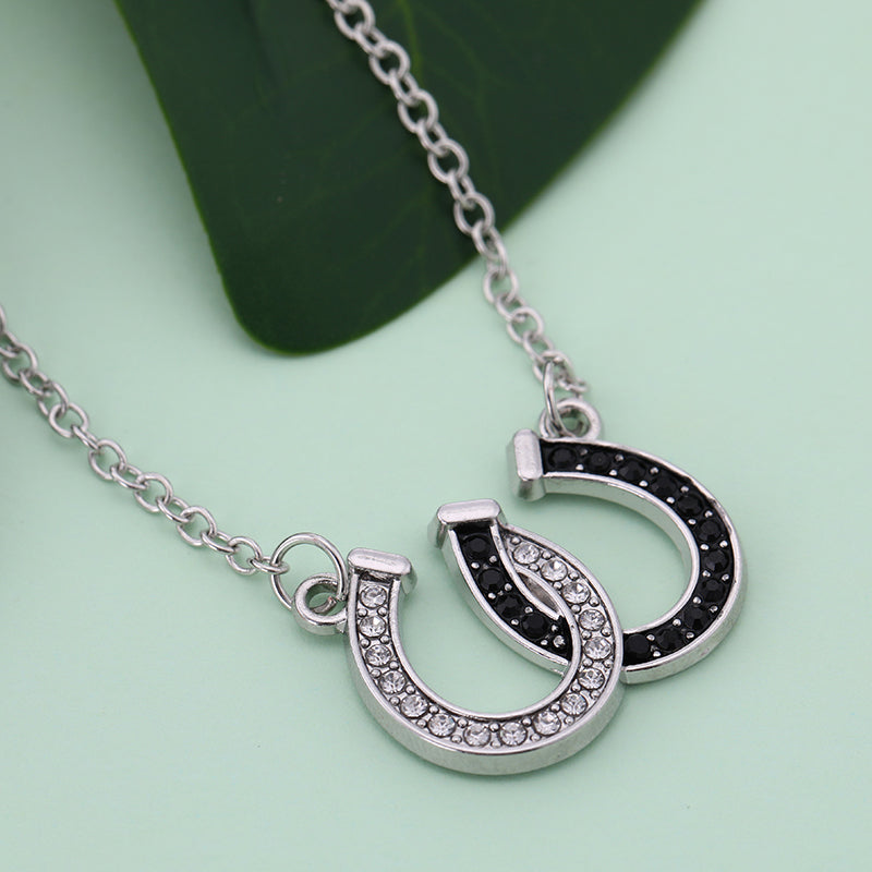 Double Horseshoe Necklace