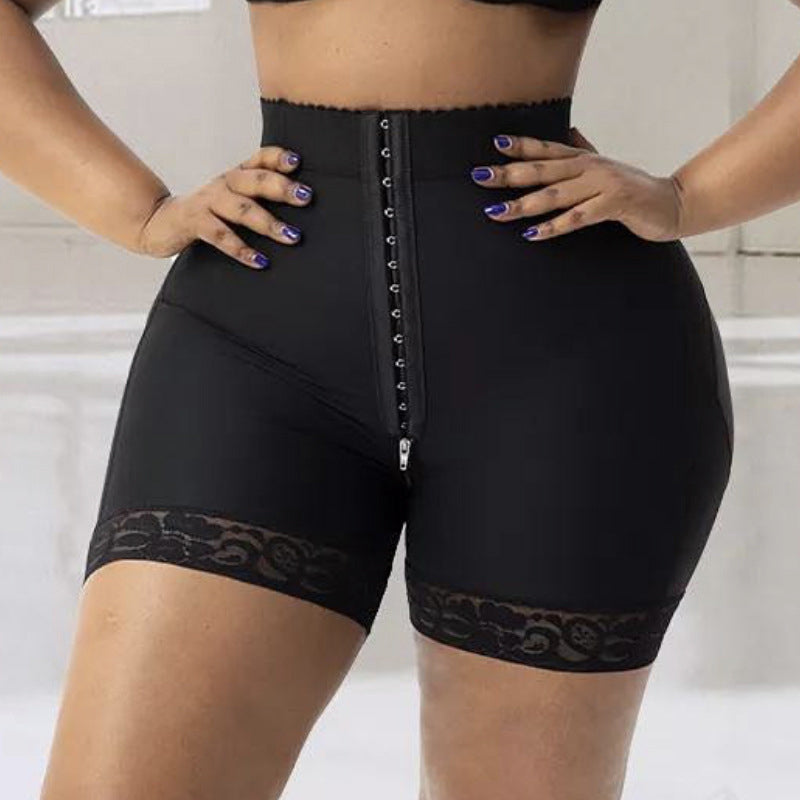 Lace Steel Boned Butt Enhancer Shorts Shapewear Womenswear