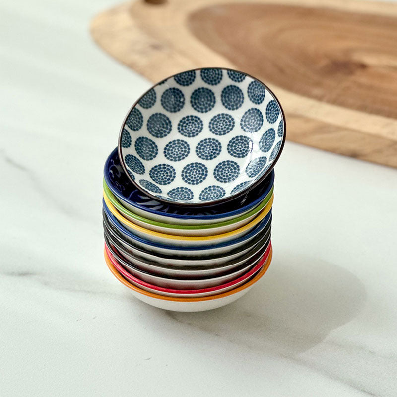 Ceramic Bohemian Flavour Plate Dipping Plate