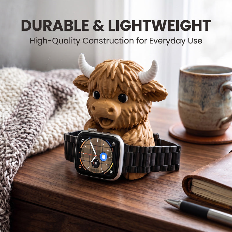 Highland Cow Apple Watch Stand Holder