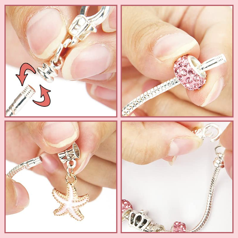 DIY Crystal Bracelet Set