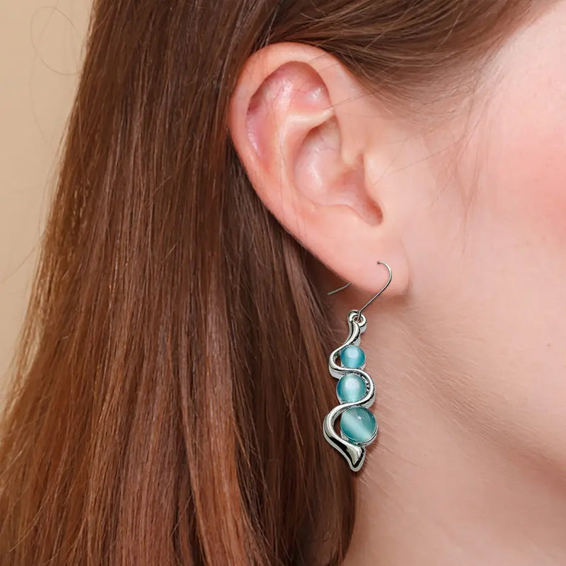 BLUE DROPLETS EARRINGS