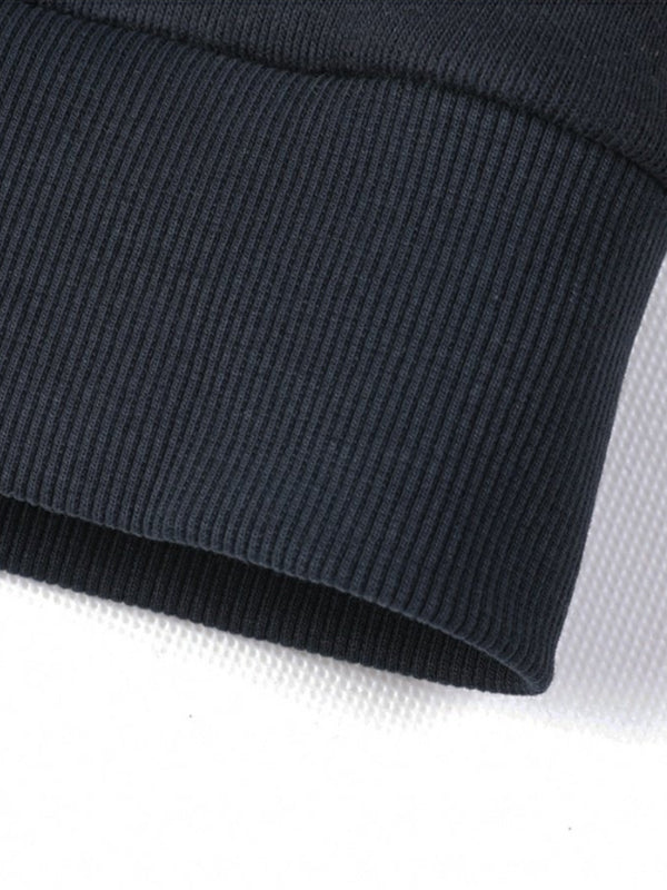 Solid Color Thickened Long Sleeve Top