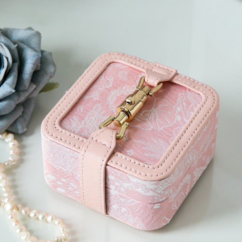 Vintage Jacquard Jewellery Box