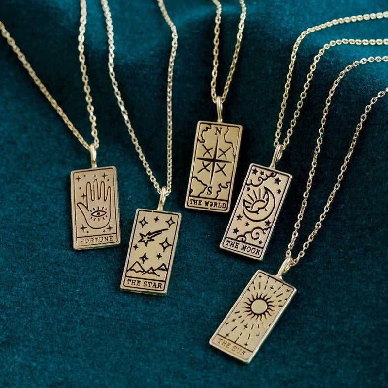 Tarot Card Pendant Necklace